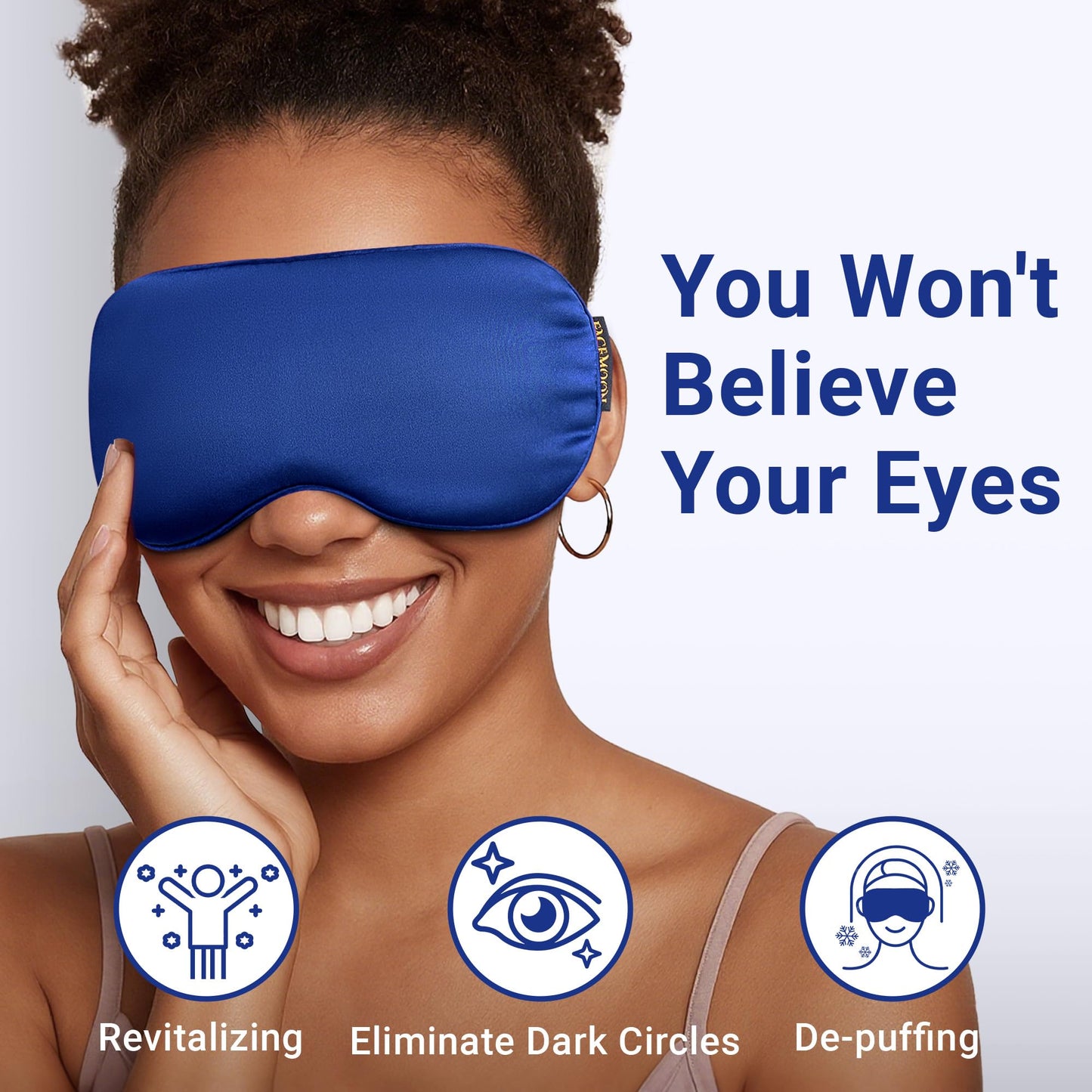 Cooling Eye Mask for Puffy Eyes: Fsa Eligible Items Hsa, Migraines Headache Fast Relief After Surgery Care Cold Compress, Reusable Face Ice Pack Gel Sleep Mask for Dark Circles, Relaxing Gifts(Purple)