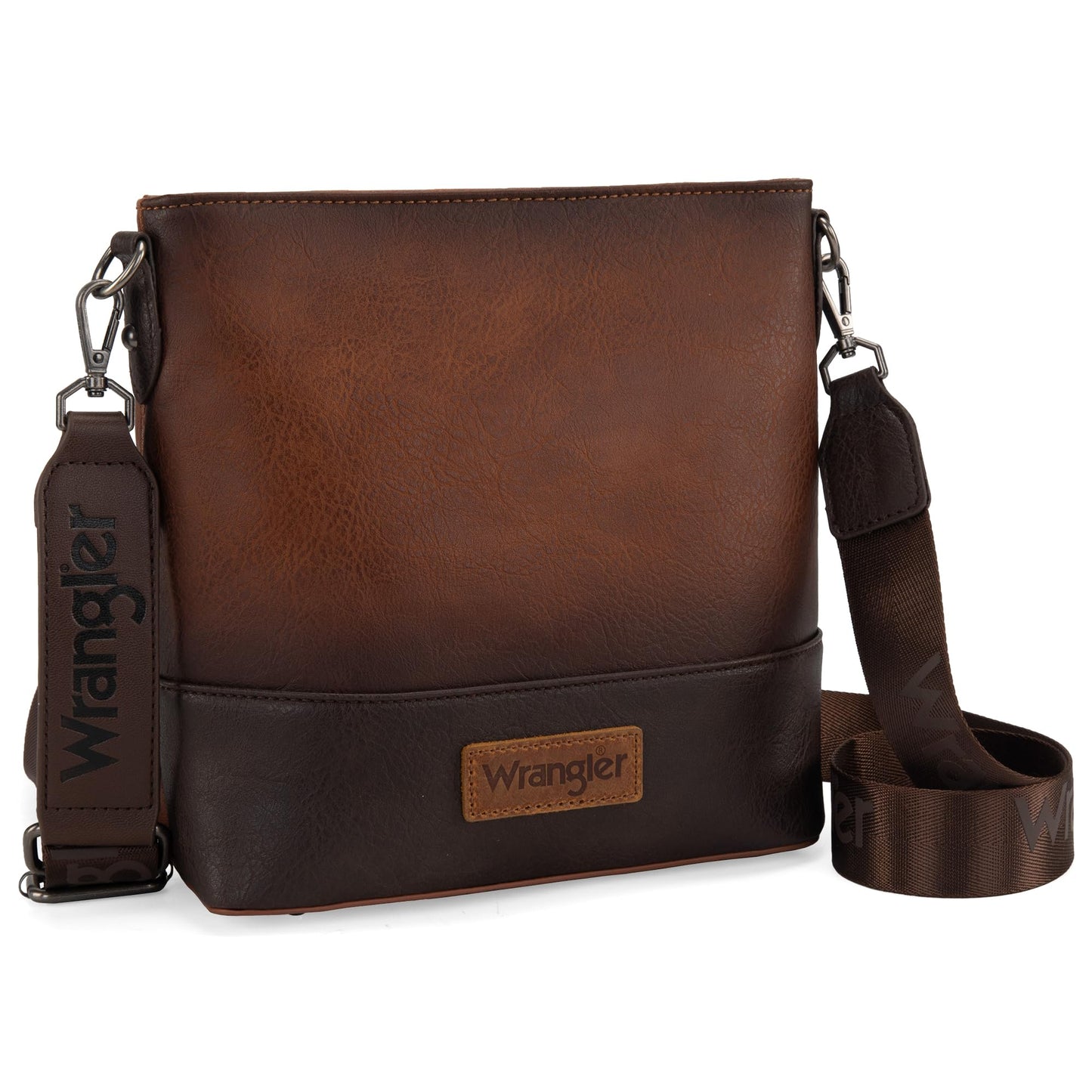 Wrangler Crossbody Purses for Women Two Tone Crossbody Bags Women Purses and Handbags