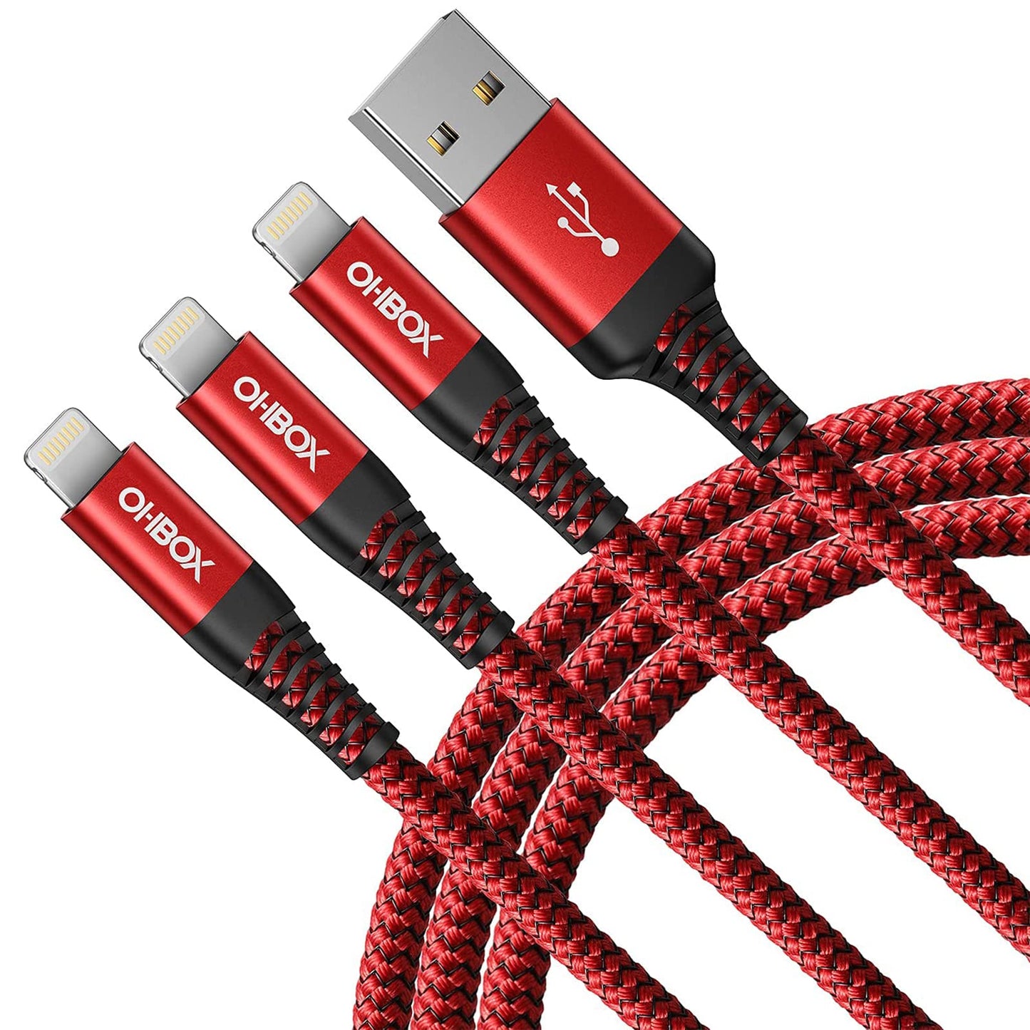iPhone Charging Cable 6FT, 3Pack [Apple MFi Certified] USB to Lightning Cables Fast Charging, iPhone Charger Cord iPhone USB Cable Compatible with iPhone 14 13 12 11 Pro Max Plus 8 7 6 iPad and More