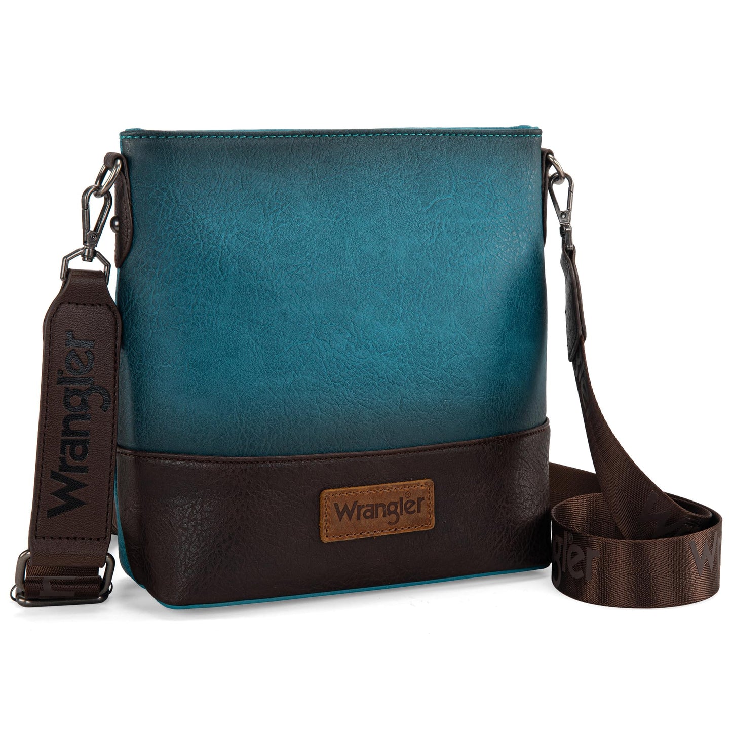 Wrangler Crossbody Purses for Women Two Tone Crossbody Bags Women Purses and Handbags