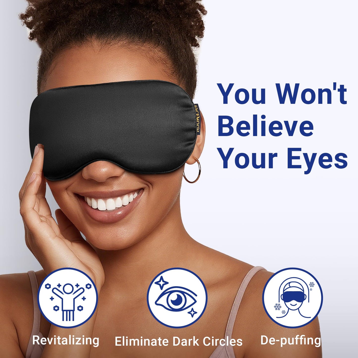 Cooling Eye Mask for Puffy Eyes: Fsa Eligible Items Hsa, Migraines Headache Fast Relief After Surgery Care Cold Compress, Reusable Face Ice Pack Gel Sleep Mask for Dark Circles, Relaxing Gifts(Purple)