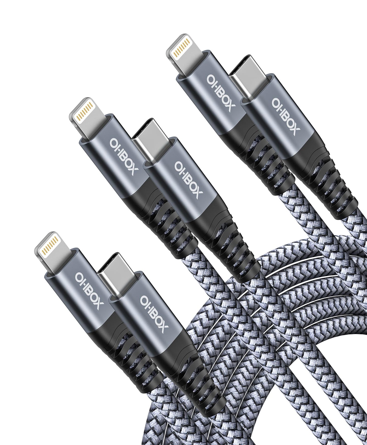 iPhone Charging Cable 6FT, 3Pack [Apple MFi Certified] USB to Lightning Cables Fast Charging, iPhone Charger Cord iPhone USB Cable Compatible with iPhone 14 13 12 11 Pro Max Plus 8 7 6 iPad and More