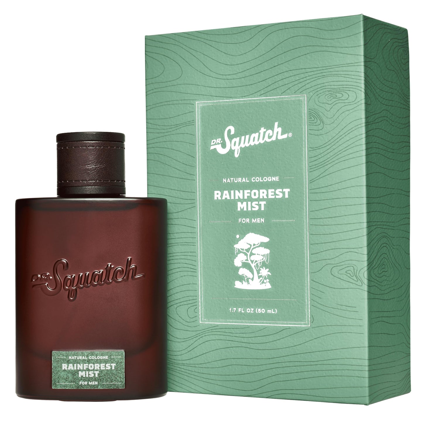 Dr. Squatch Natural Cologne for Men - Bergamot, Lavender, and Vanilla Fragrance Inspired by Coconut Castaway - Sustainably-Sourced Ingredients - Castaway Cove Cologne (1.7 fl oz)