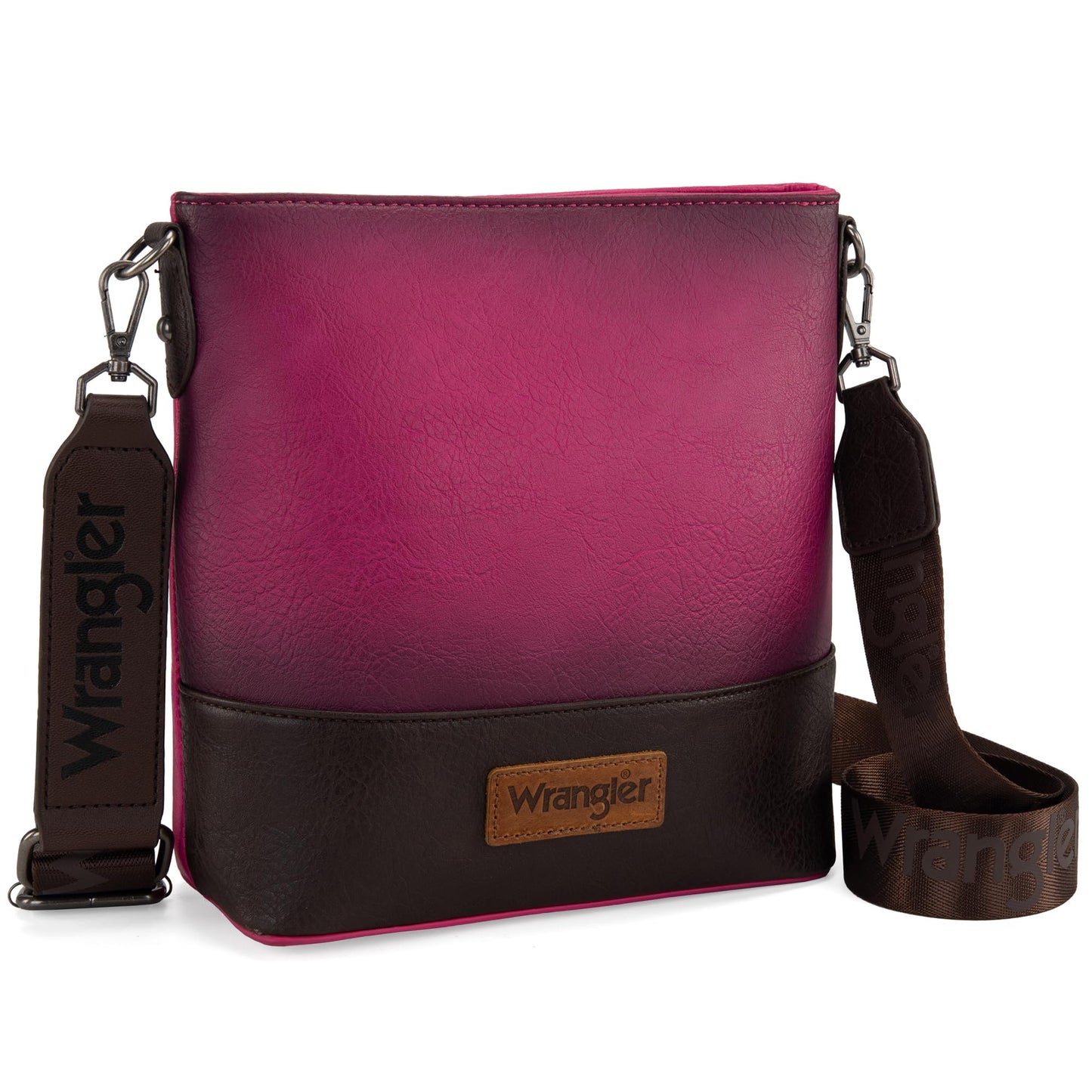 Wrangler Crossbody Purses for Women Two Tone Crossbody Bags Women Purses and Handbags
