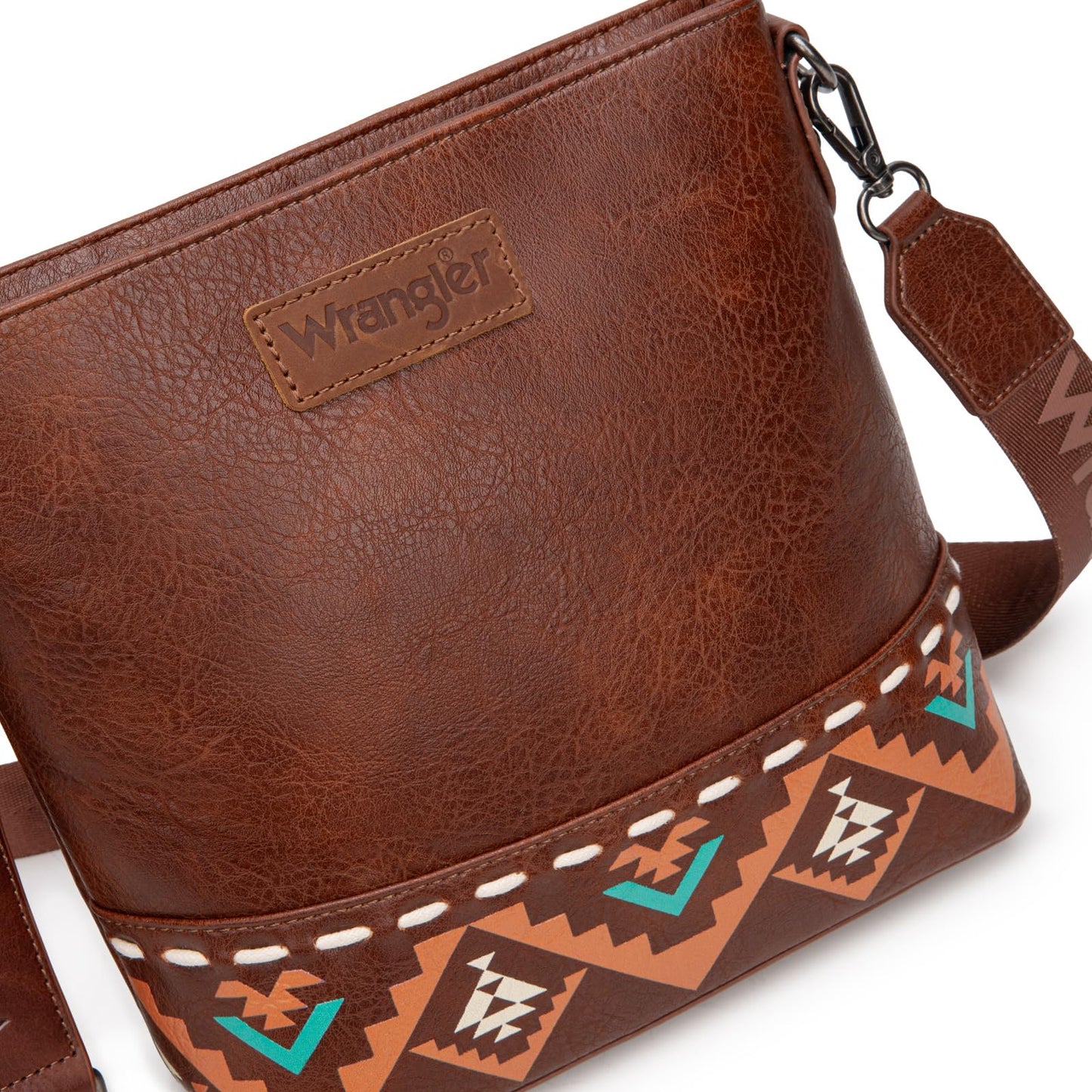 Wrangler Crossbody Purses for Women Two Tone Crossbody Bags Women Purses and Handbags