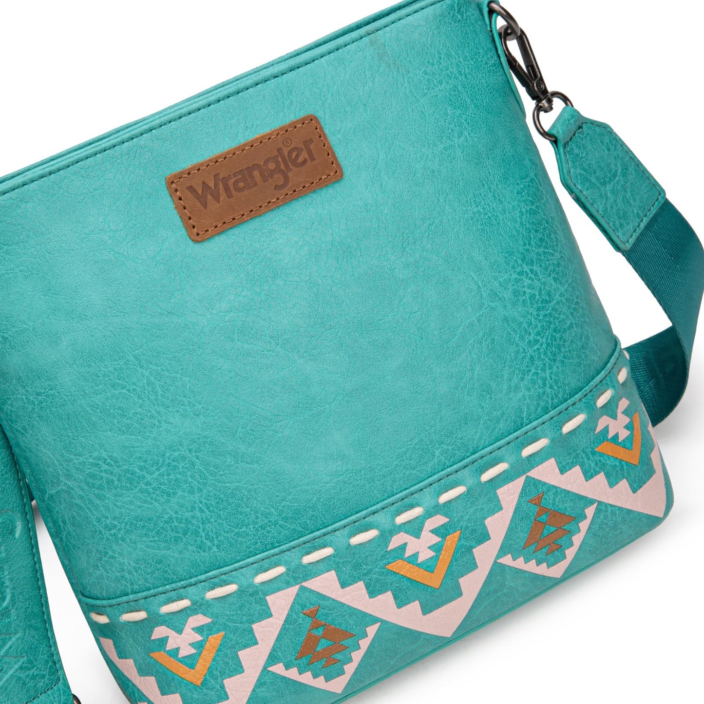 Wrangler Crossbody Purses for Women Two Tone Crossbody Bags Women Purses and Handbags