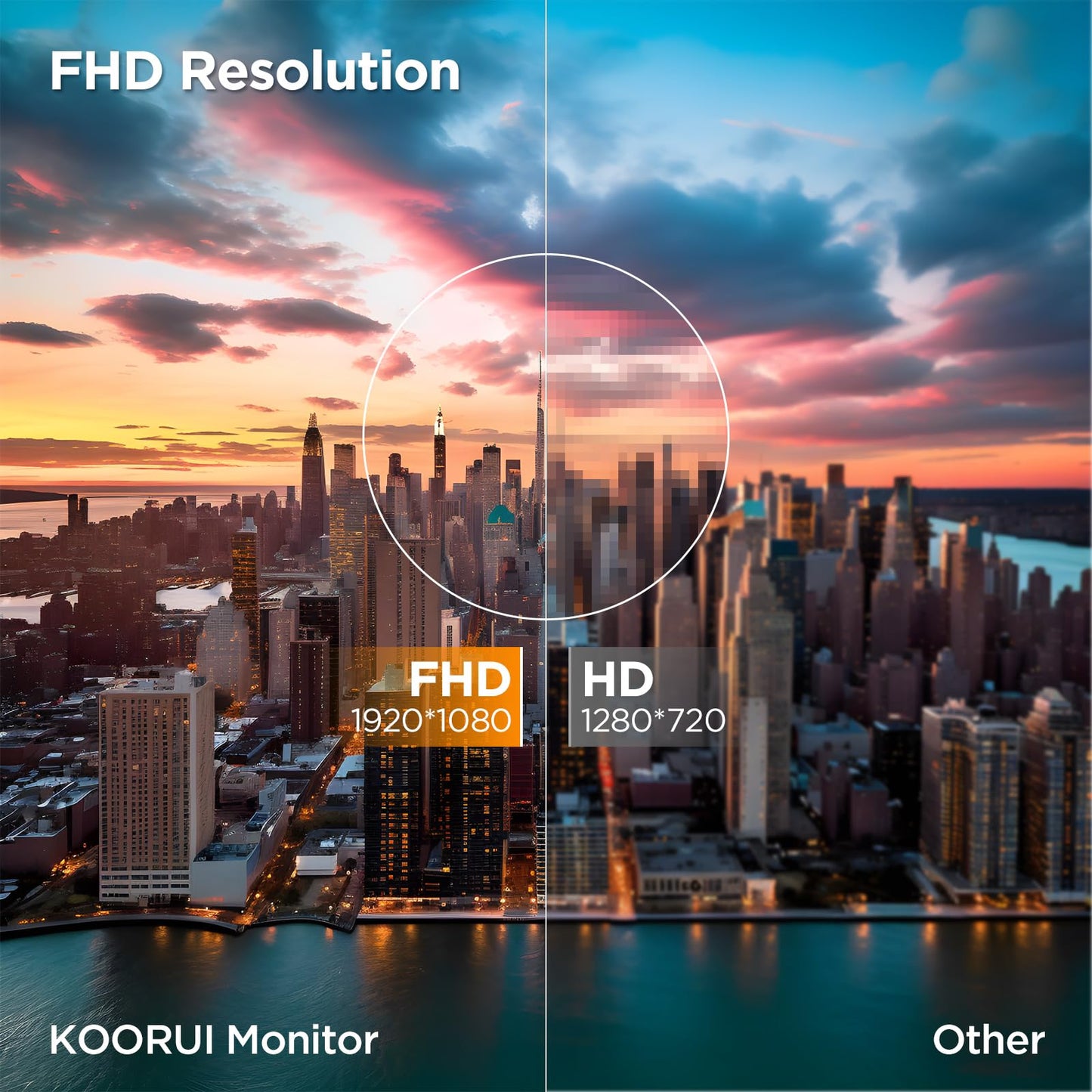 KOORUI 24 inch Curved Gaming Monitor 180Hz FHD 1080P Computer Monitor, 1ms 1500R Display, Adaptive Sync, FreeSync Premium, HDMI 2.0X2 & DP 1.2, VESA, Tilt, 24E6CA