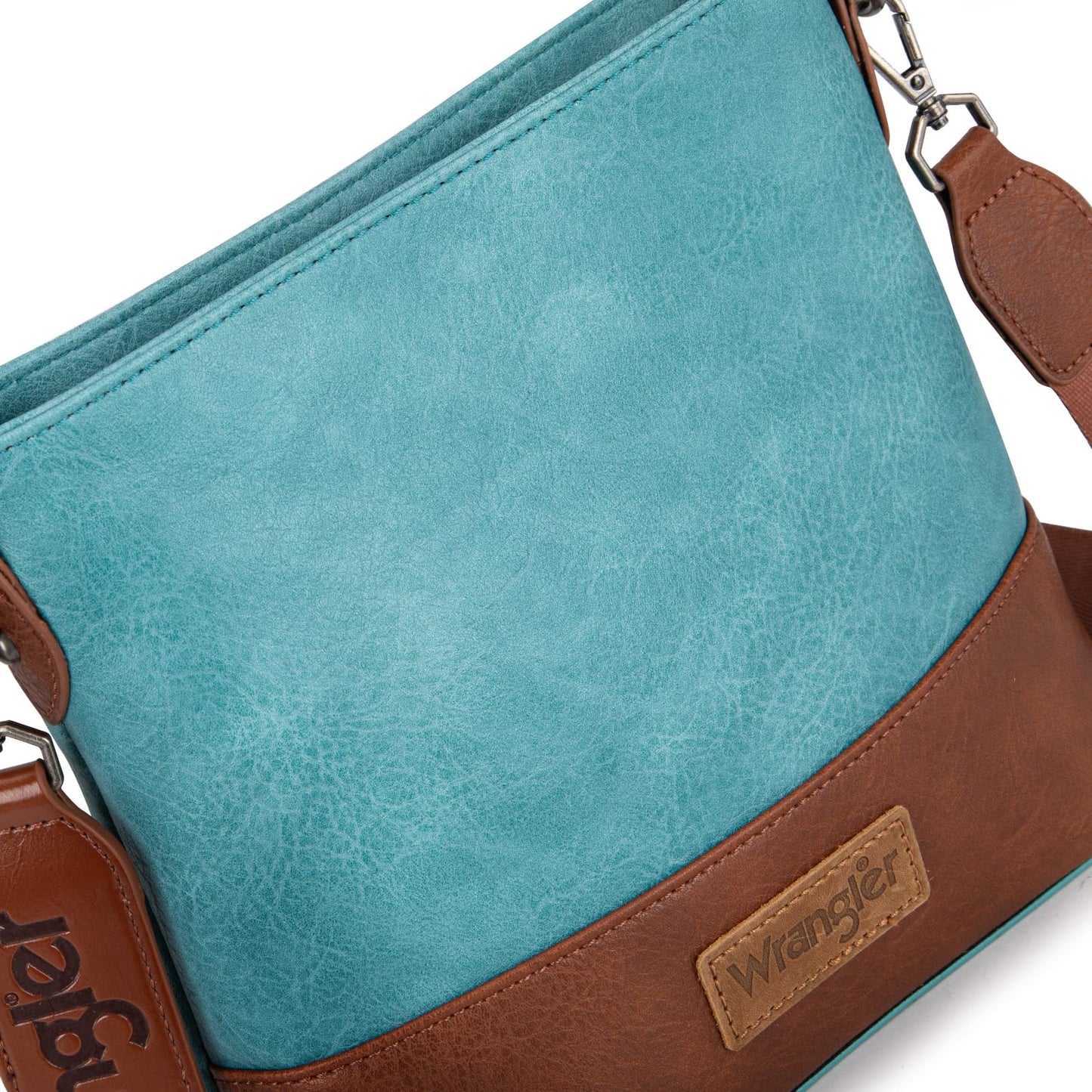 Wrangler Crossbody Purses for Women Two Tone Crossbody Bags Women Purses and Handbags