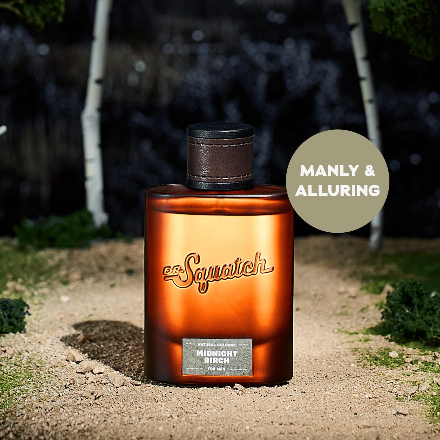 Dr. Squatch Natural Cologne for Men - Bergamot, Lavender, and Vanilla Fragrance Inspired by Coconut Castaway - Sustainably-Sourced Ingredients - Castaway Cove Cologne (1.7 fl oz)