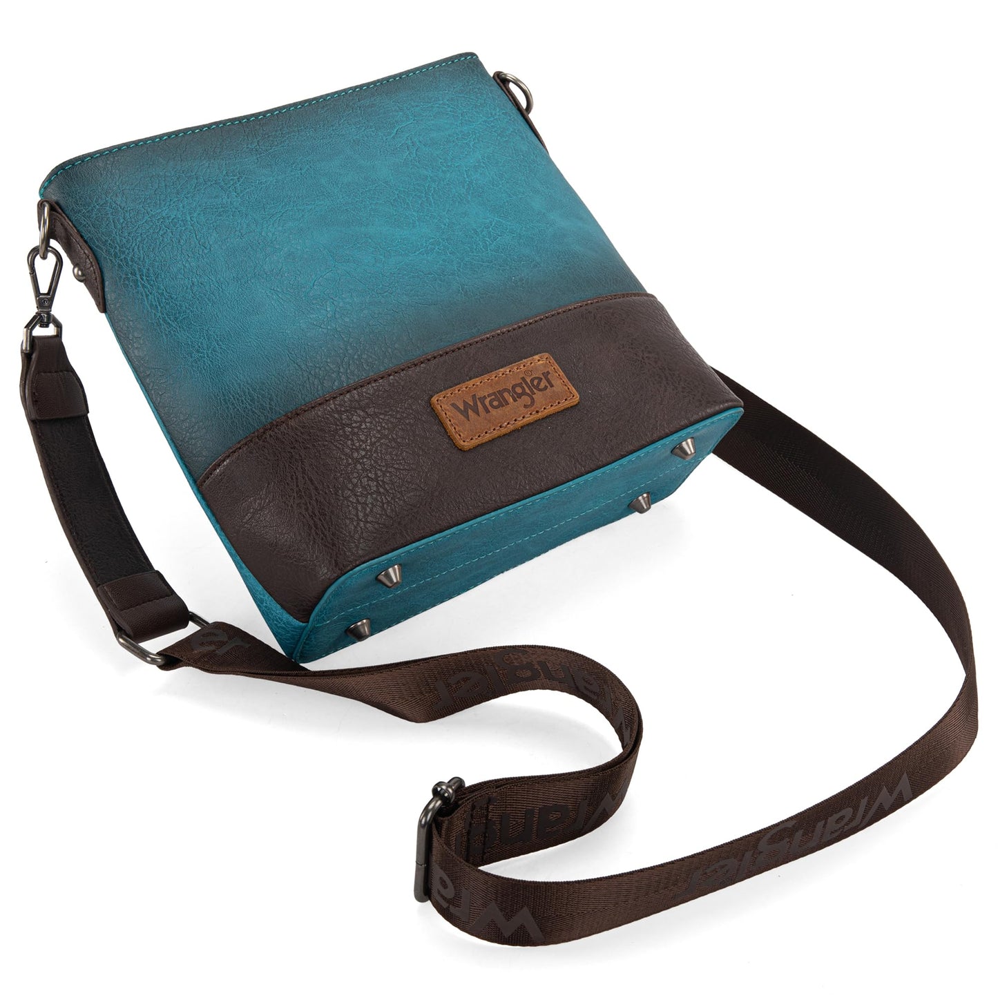 Wrangler Crossbody Purses for Women Two Tone Crossbody Bags Women Purses and Handbags