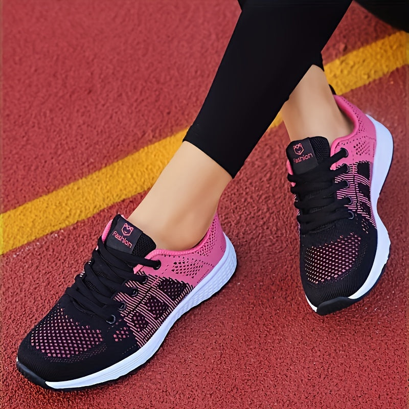 Unisex Ultra-Lightweight Flying Woven Sneakers - Breathable & Comfortable Walking Flats with Non-Slip Platform Sole for Daily Wear & Casual Runs