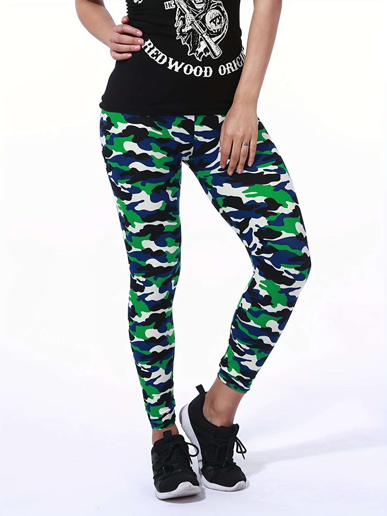 Women's Leggings Floral Printed Pants Casual High Waist Sweatpants Leggings - Stretchy & Breathable Fabric - For Yoga, Running & Everyday Wear - Perfect Gift for Women