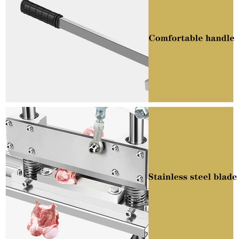 Commercial Manual Slicer Chicken Meat Dicer Cutting Machine Household Bone Chopper