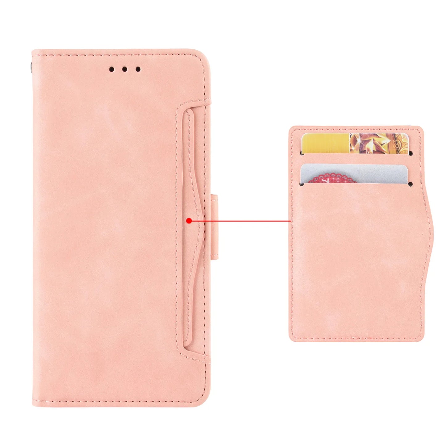Multiple Card Slots Wallet Leather Phone Case for OPPO Realme C67 4G