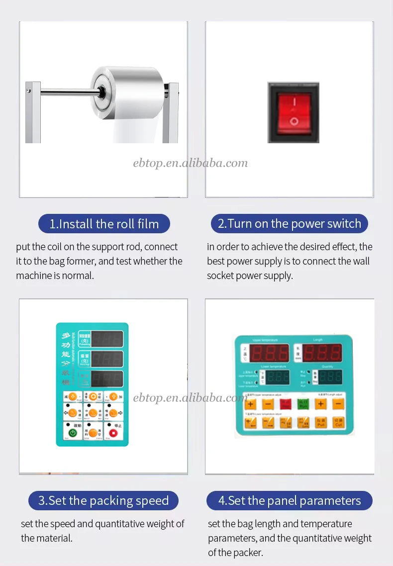 New Multi-function Small Sachets Spice Powder Grain Filling Weight Packing Machine Tea Bag Coffee Automatic Packaging Machine