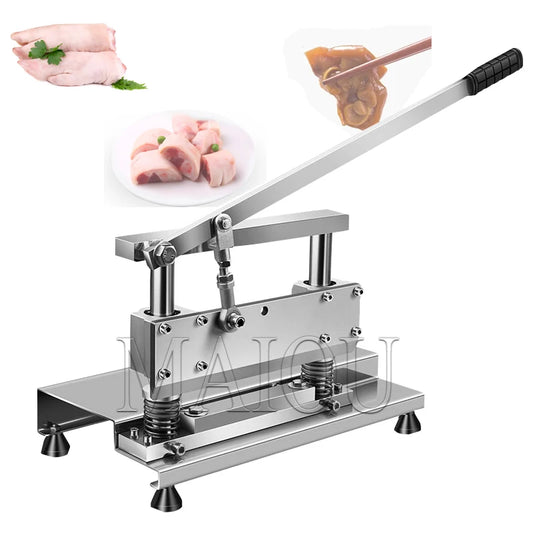 Commercial Manual Slicer Chicken Meat Dicer Cutting Machine Household Bone Chopper