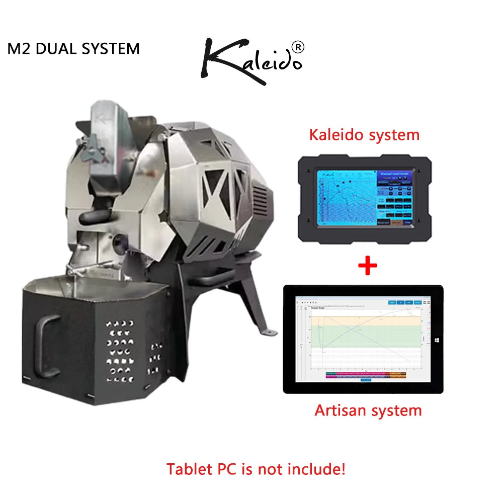 KALEIDO Sniper M2S DUAL SYSTEM Coffee Roaster 50-400g Electric Heating Coffee Roasting Machine for Home Cafe Shop Free Shipping
