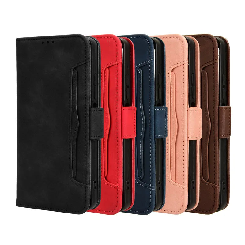 Multiple Card Slots Wallet Leather Phone Case for OPPO Realme C67 4G