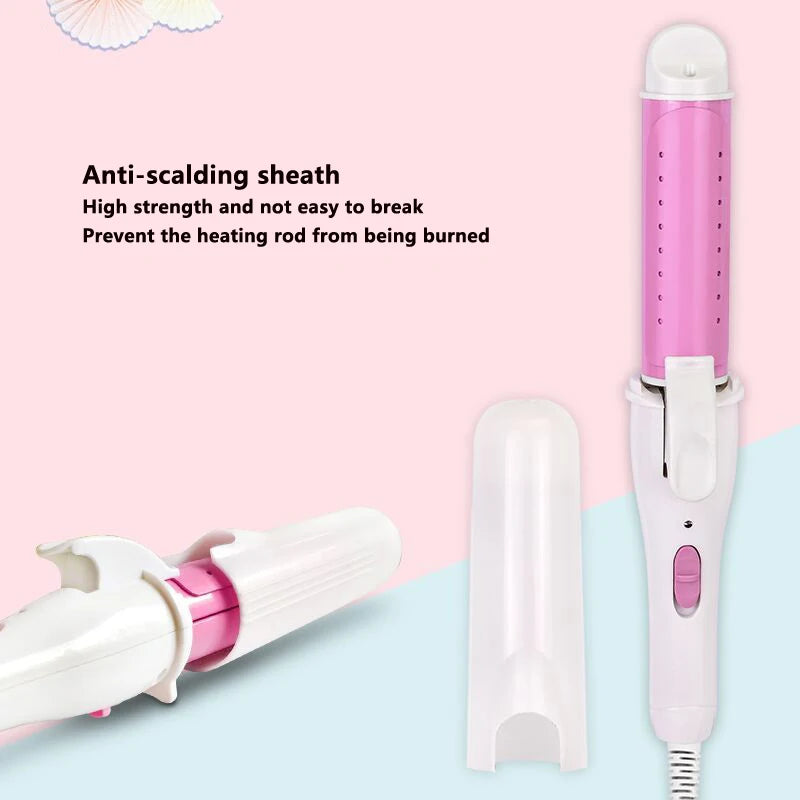 Hair Curlers Waves Electric Professional Ceramic Hair Curler Lcd Curling Iron Roller Curls Wand Waver Fashion Styling Tools