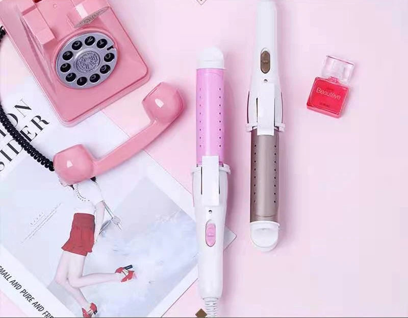 Hair Curlers Waves Electric Professional Ceramic Hair Curler Lcd Curling Iron Roller Curls Wand Waver Fashion Styling Tools