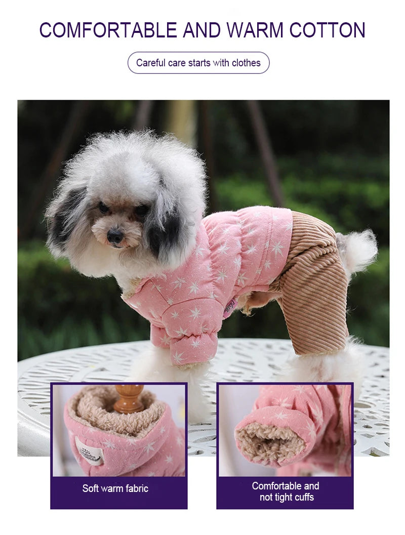 Warm Pet Clothing For Dog Clothes For Small Dog Coat Jacket Puppy Winter Pet Clothes For Dogs Costume Vest Apparel Teddy