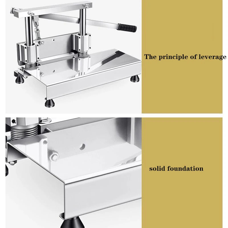 Commercial Manual Slicer Chicken Meat Dicer Cutting Machine Household Bone Chopper