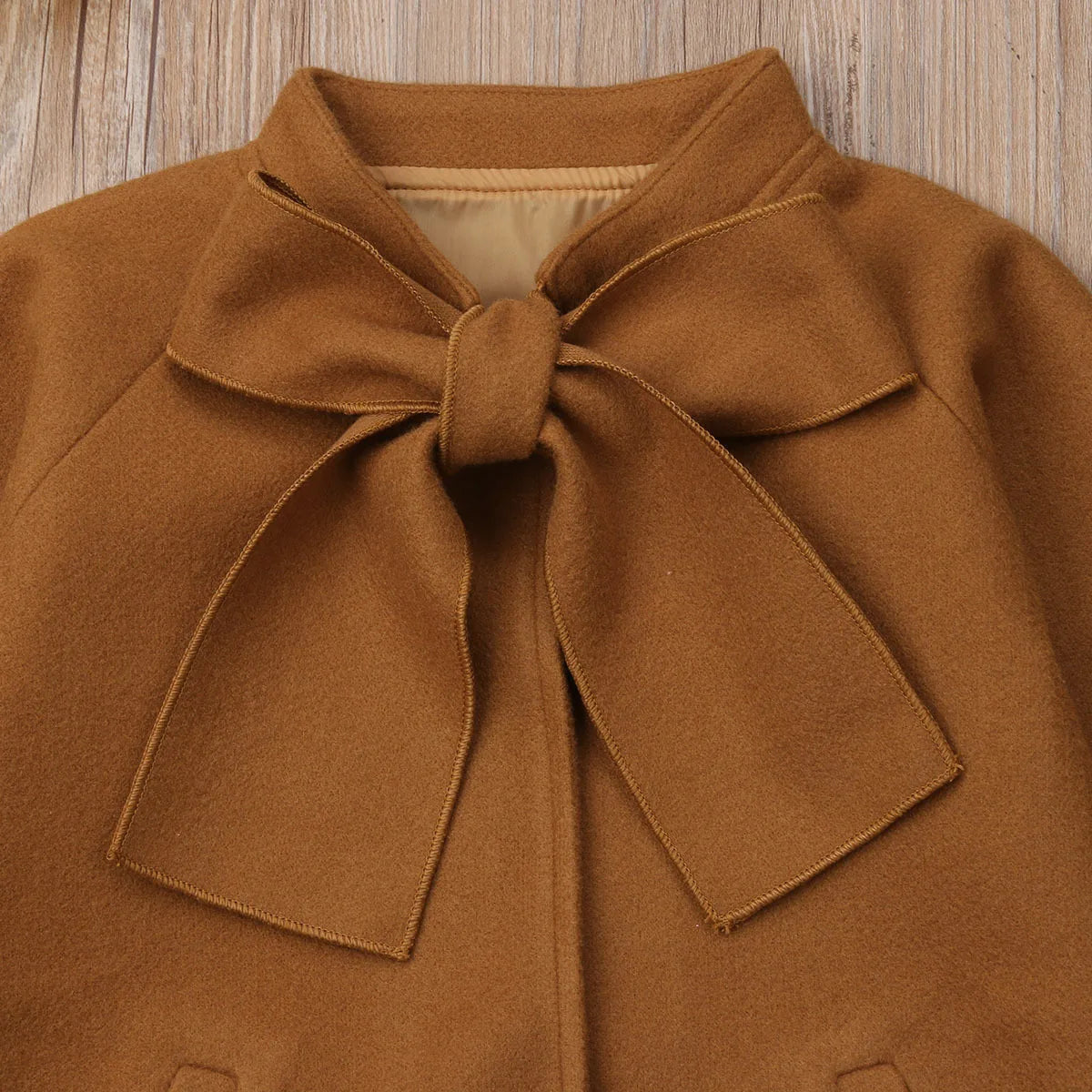 Children Coats for Girls Trench Jacket for Kids Fashion Korean Bow Outerwear Autumn Teenage Clothes Girls Long Coat Windbreaker