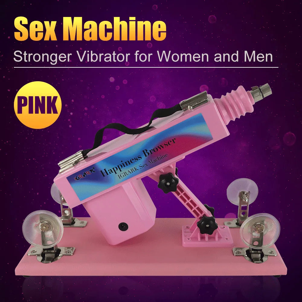 Masturbation Sex Machine for Women Men Strong Power Vibrators Sex Toys Automatic Love Machines Big Dildo Anal Plug Attachments