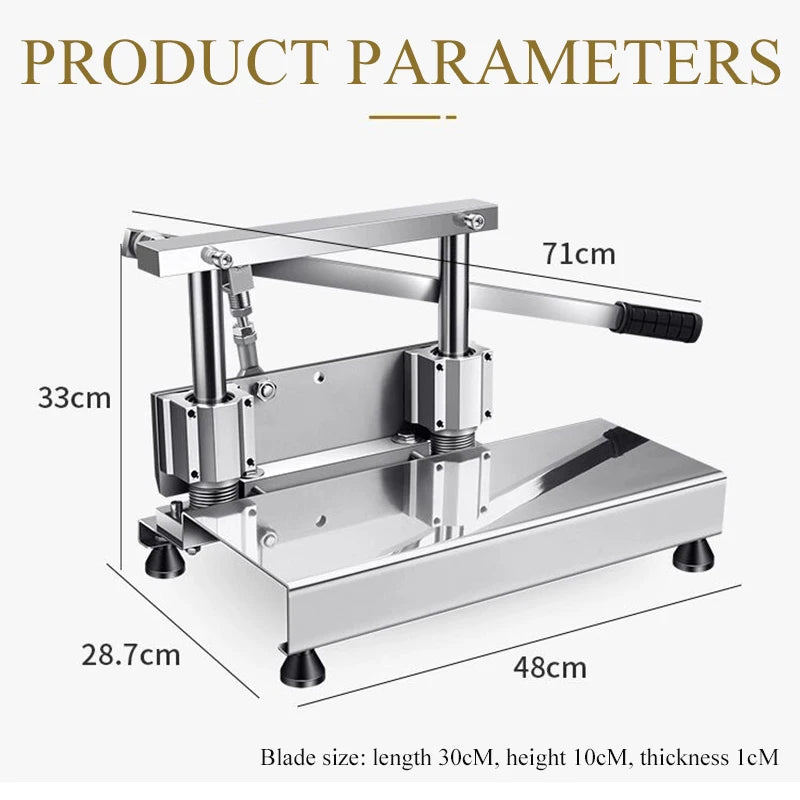 Commercial Manual Slicer Chicken Meat Dicer Cutting Machine Household Bone Chopper