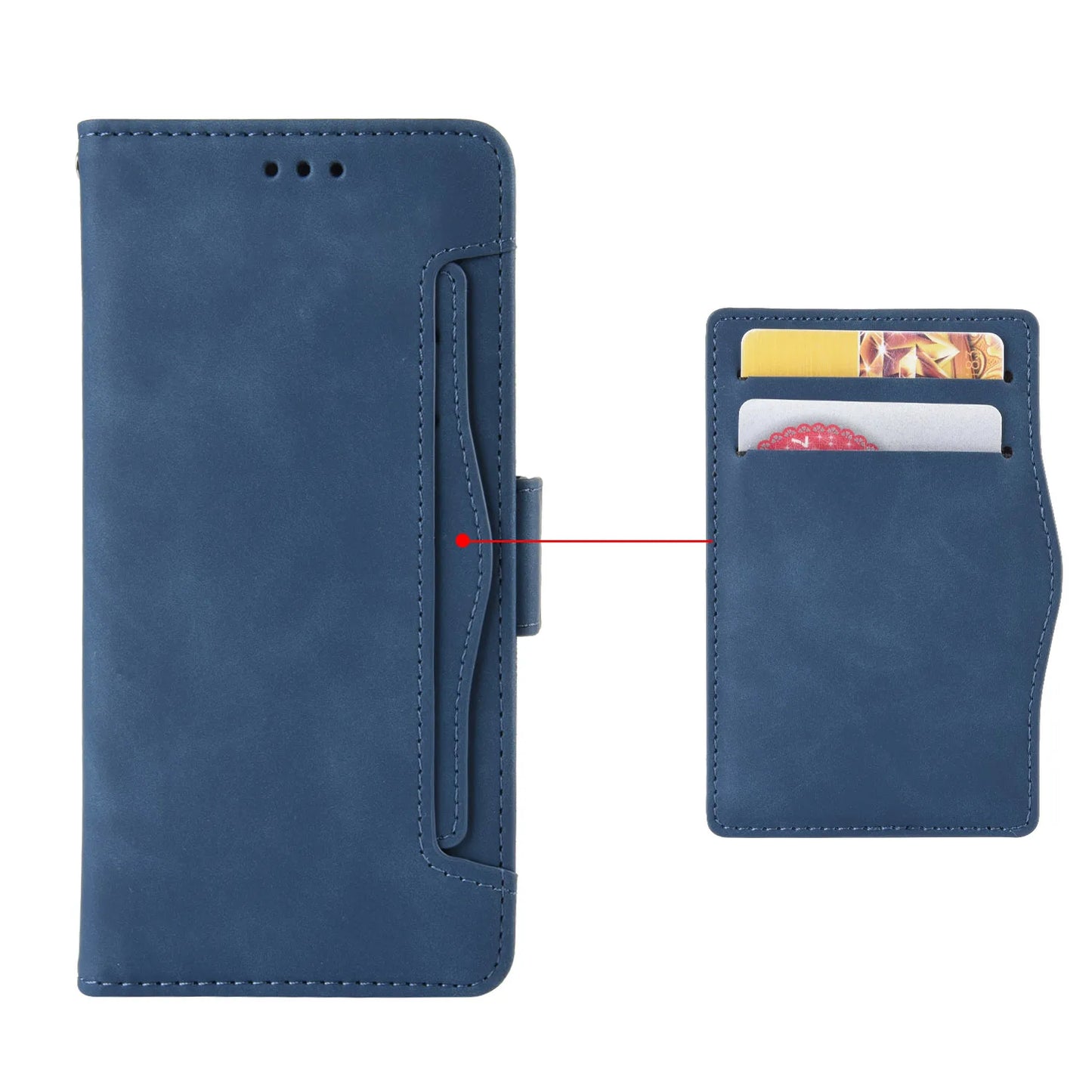 Multiple Card Slots Wallet Leather Phone Case for OPPO Realme C67 4G
