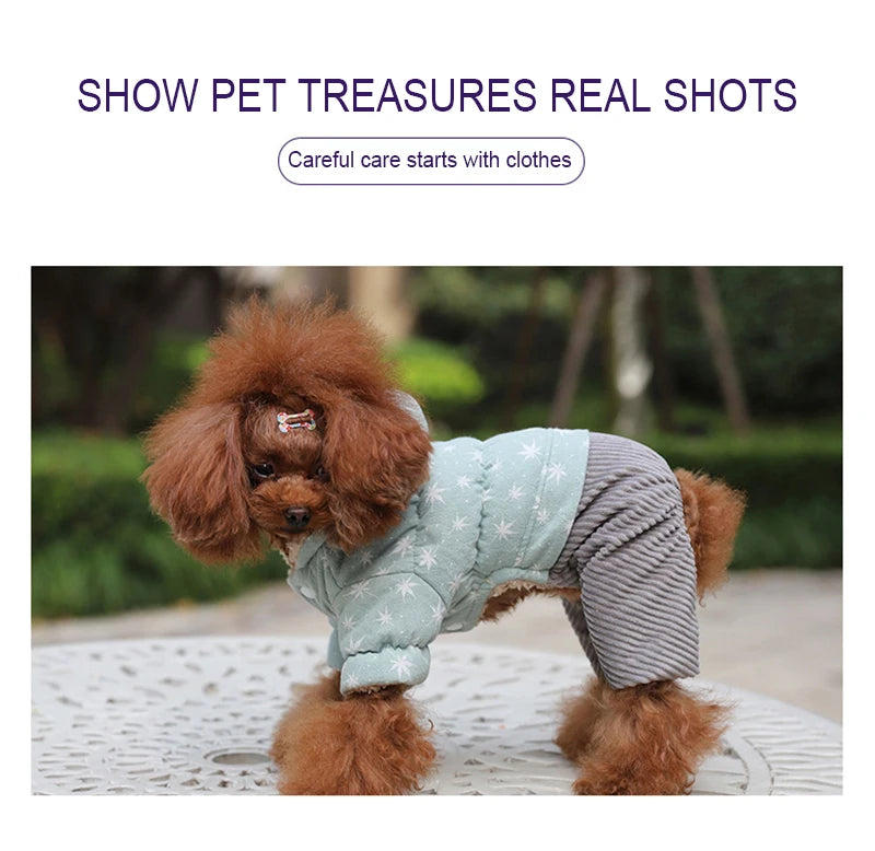 Warm Pet Clothing For Dog Clothes For Small Dog Coat Jacket Puppy Winter Pet Clothes For Dogs Costume Vest Apparel Teddy