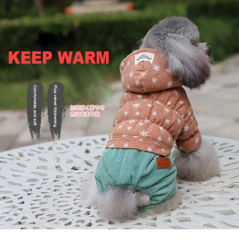 Warm Pet Clothing For Dog Clothes For Small Dog Coat Jacket Puppy Winter Pet Clothes For Dogs Costume Vest Apparel Teddy
