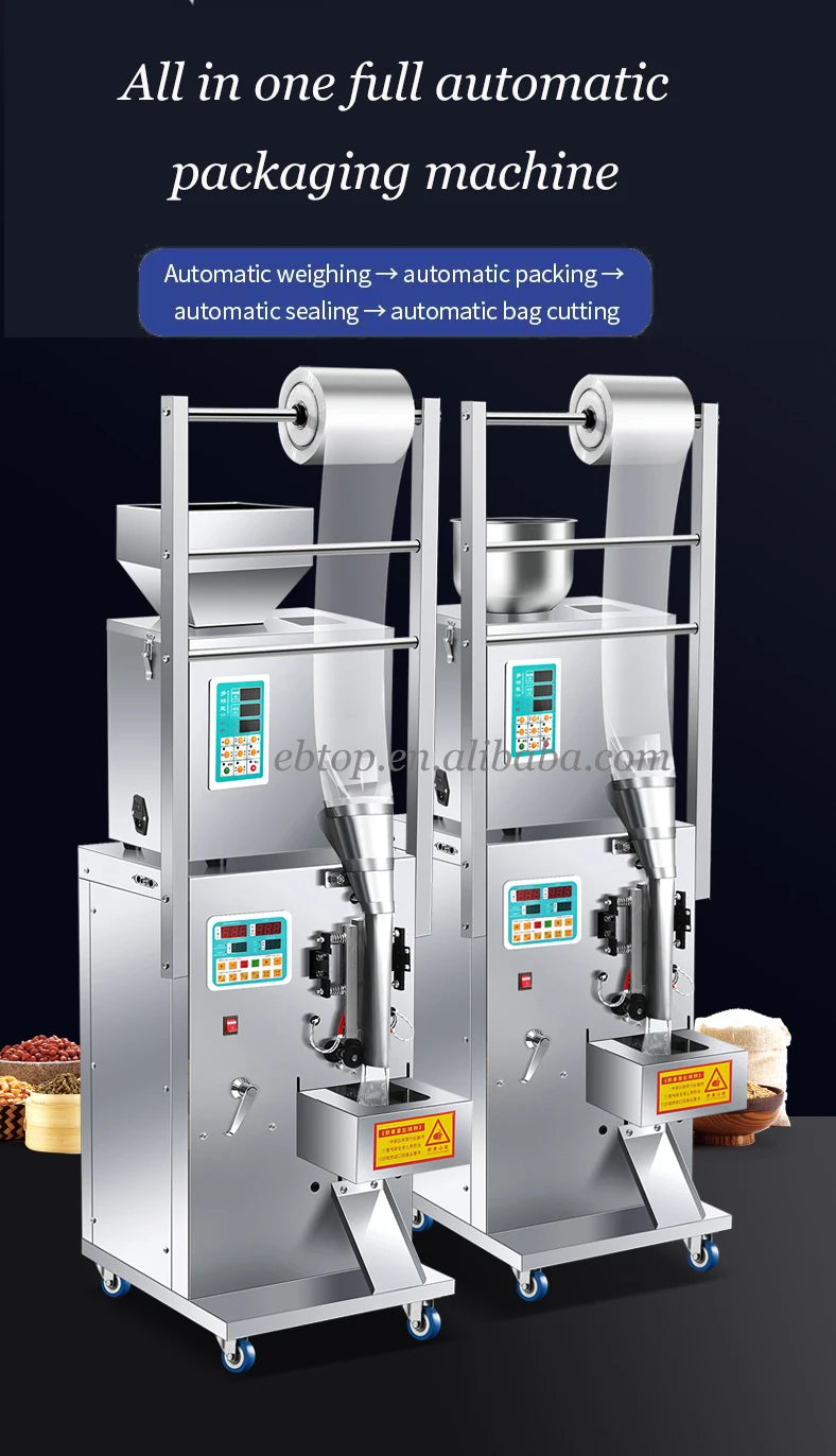 New Multi-function Small Sachets Spice Powder Grain Filling Weight Packing Machine Tea Bag Coffee Automatic Packaging Machine