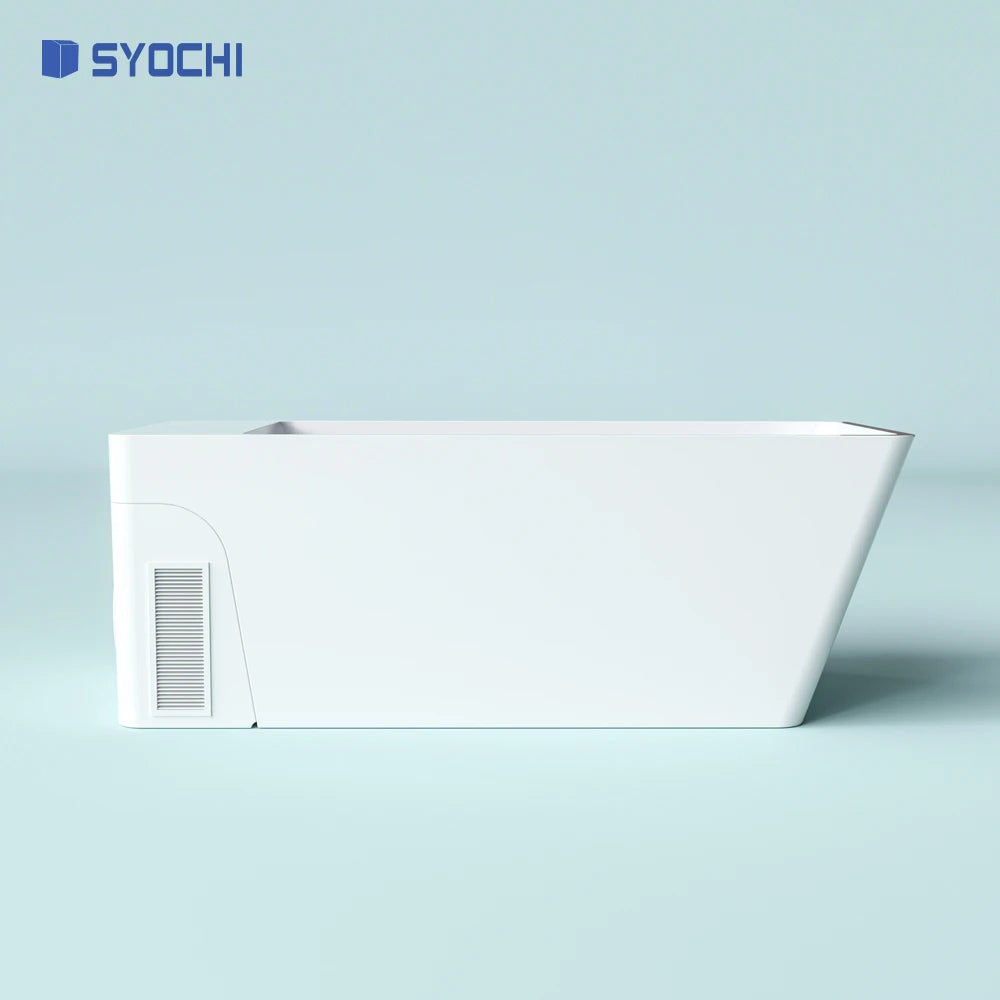 US. Local Syochi New Arrival Cold Plunge Tub Ice Bath for Recovery with Water Chiller 1HP Water Cooled Chiller