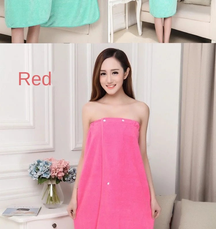 Women Bath Towels for Adults Bath Robe Bathrobe Body Spa Wrap Towel Gown Bathroom Accessories Sets