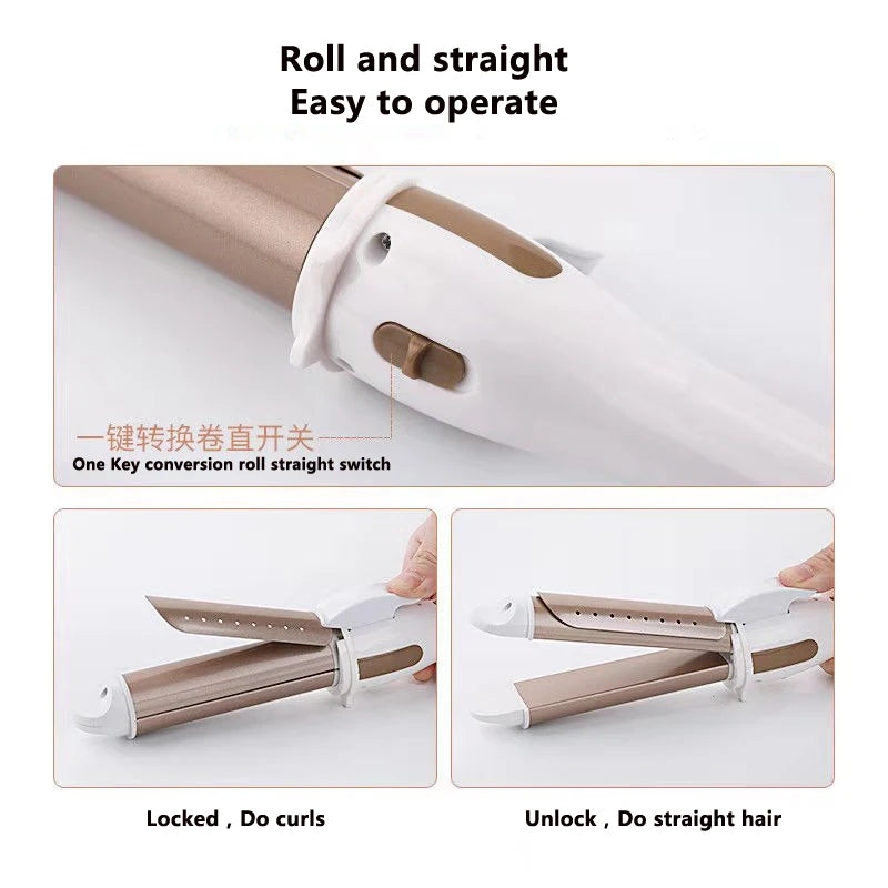 Hair Curlers Waves Electric Professional Ceramic Hair Curler Lcd Curling Iron Roller Curls Wand Waver Fashion Styling Tools