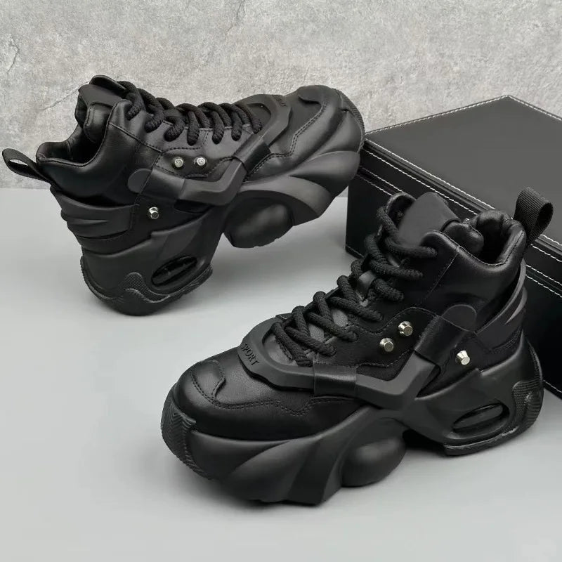 Shoes for Mens Fashion Casual Sports Men's Shoes High Quality Soft Sole Non Slip Comfort High-top Men Sneakers Zapatillas Hombre