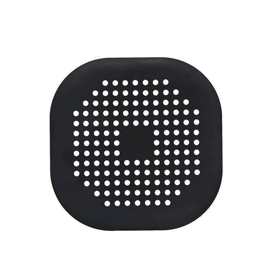 Square Silicone Floor Drain Sticker Bathroom Sewer Hair Filter Drain Cover Home Bathroom Floor Drain Mat