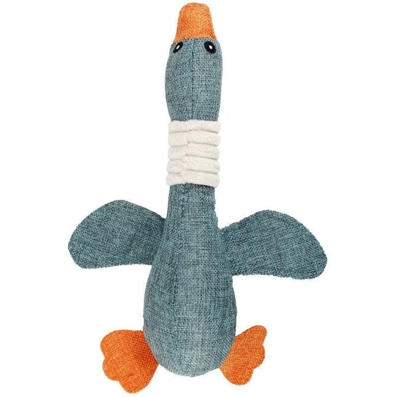 New Pet Toys, Wild Goose, Sound-Resistant, Bite-Resistant, Teeth-Cleaning, Dog and Cat Pet Supplies