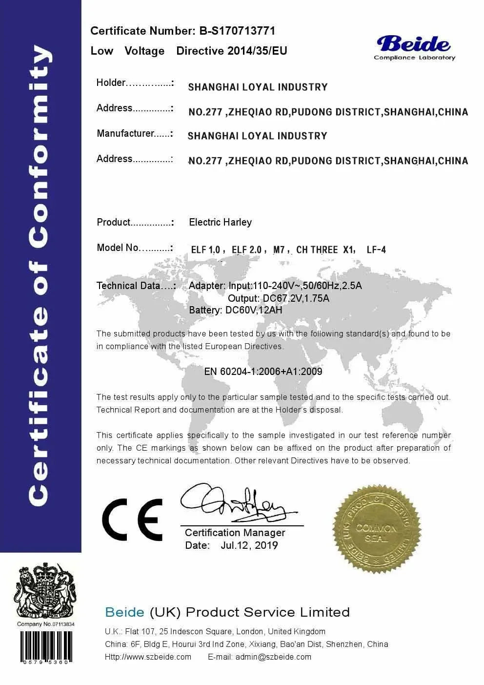 3000W 2000W Off-Road 3 Wheel Electric  Scooters Electric Tricycles With EEC/COC Certification European Warehouse Adul