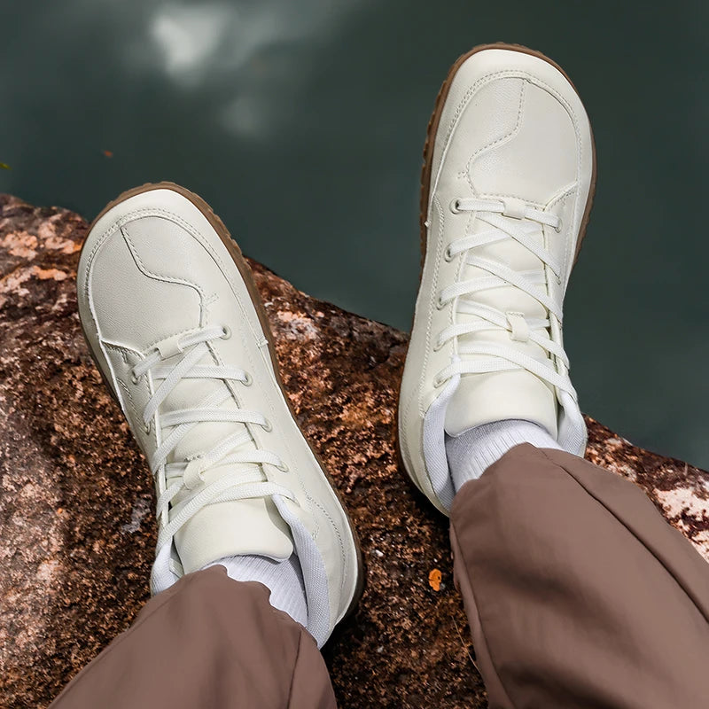 boots men walking boots Wide-Toe-Box Barefoot Shoes for Men hiking boots men Comfortable botas casual shoes men mountain boots