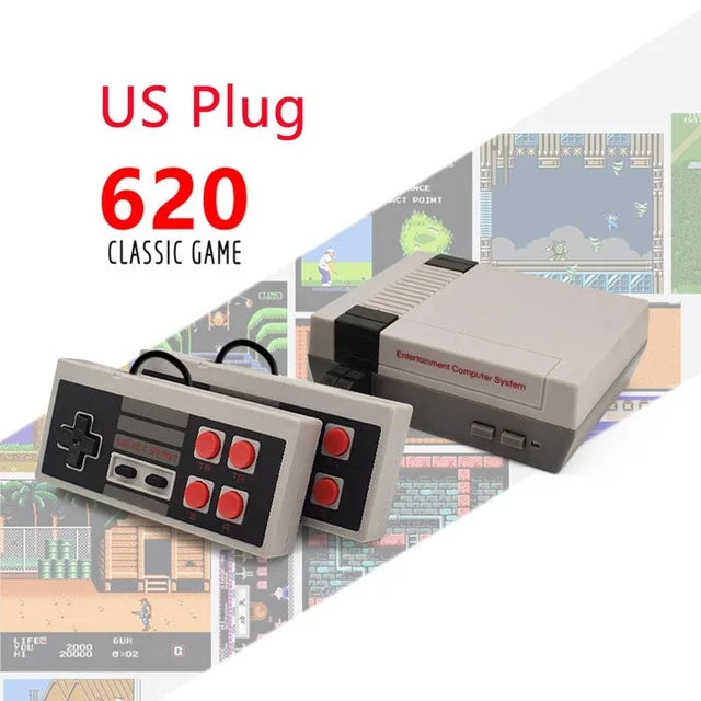 Video Game Console 8-bit Game Console  For FC Red and White Machine Built-in 620 Games