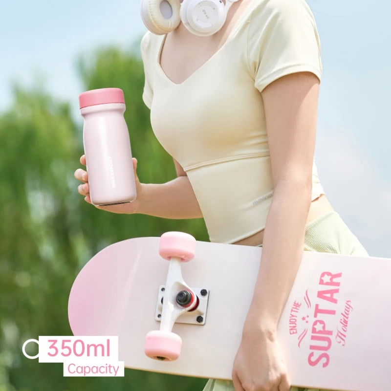 COOKER KING Leakproof Thermos for Travel Commuting Office Use Keep Your Beverages at Desired Temperature Stainless Stee