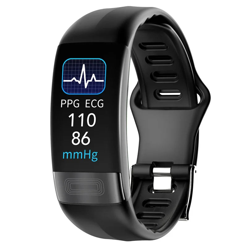 Elderly Smart Bracelet Health Tracker ECG Blood Pressure Body Temperature Waterproof Multi Functional Bracelets Suitable Android