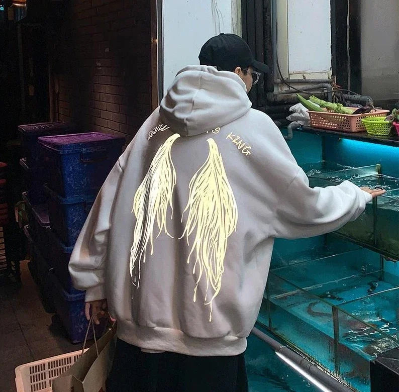 Sweatshirt For Men Hooded Streetwear Male Clothes Graphic Hoodies Novelty And White Welcome Deal Elegant Classy Low Price Autumn