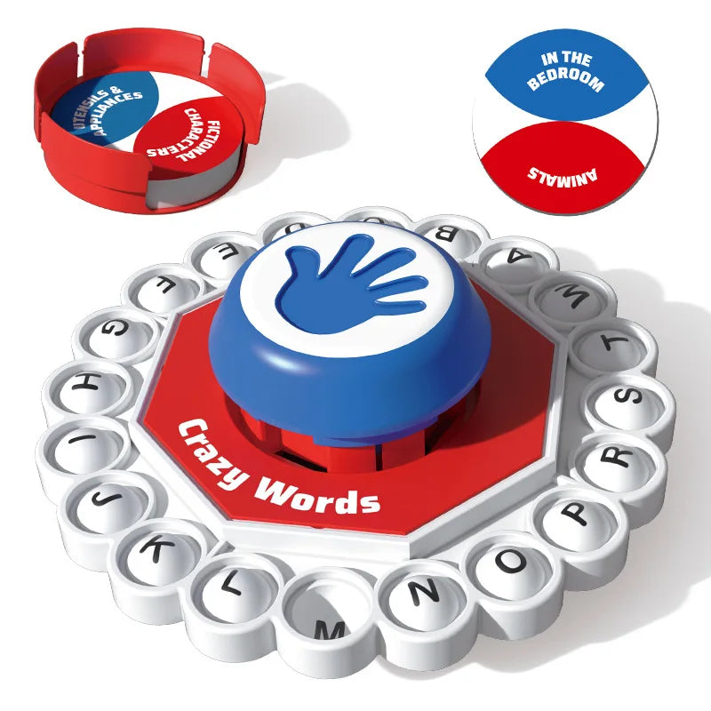 Cross-border  Crazy Letter Game board game toy parent child interactive fast paced word tabletop game