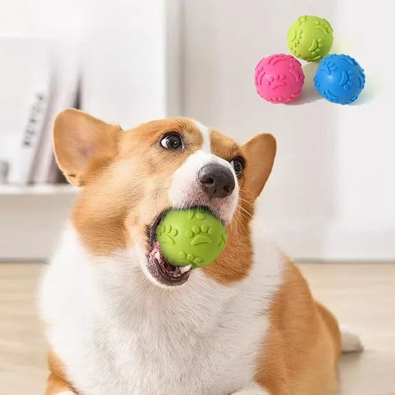 Pet Toys With Bite Resistance, Grinding Teeth, Sound Making Footprints, Dog Toys, Pet Supplies