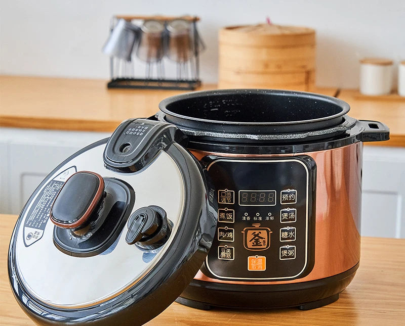 Electric pressure cooker, household multifunctional rice cooker, intelligent 5-liter large capacity