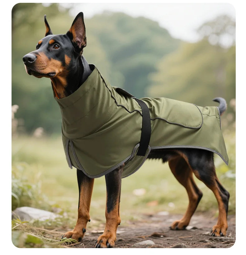 Dogs Clothes Pet Waterproof Raincoat Outdoor Sunny And Rainy Two Use Pet Clothing Medium And Large Dogs Raincoat