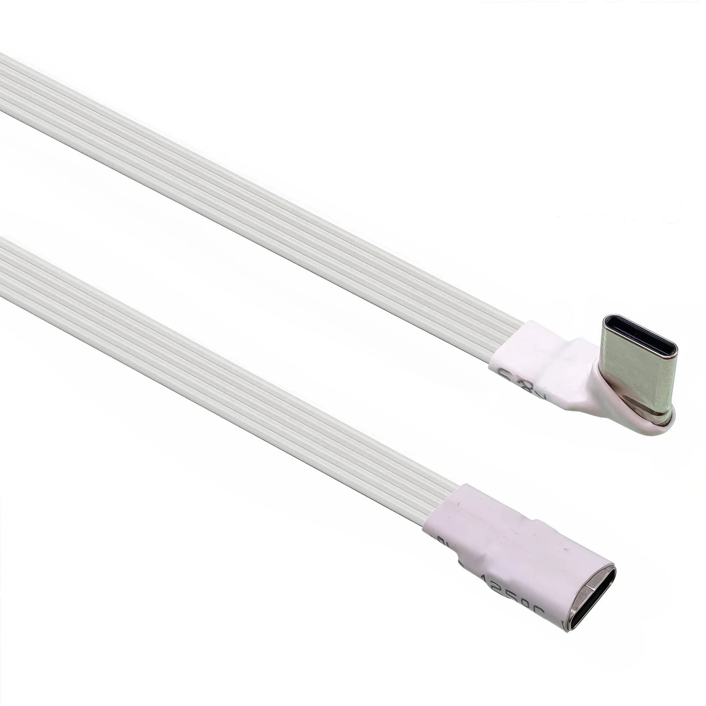 5CM 10CM 20CM 30CM 50CM 100CM USB 2.0 Type C to Type C Extension Cable 90° Adapter FPC FPV Band Flat USB C Cable 3A 5CM-100CM
